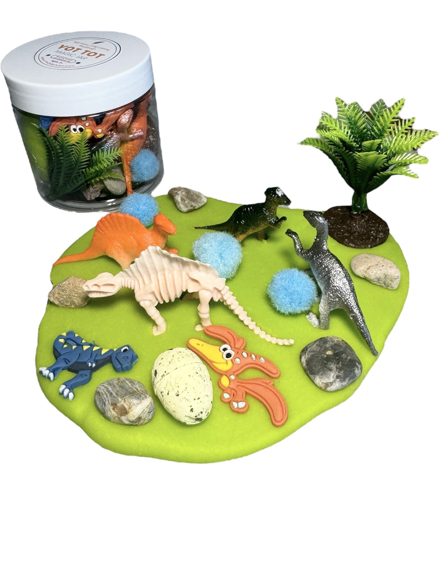 Dinosaur Discovery Play Dough Jar image 1
