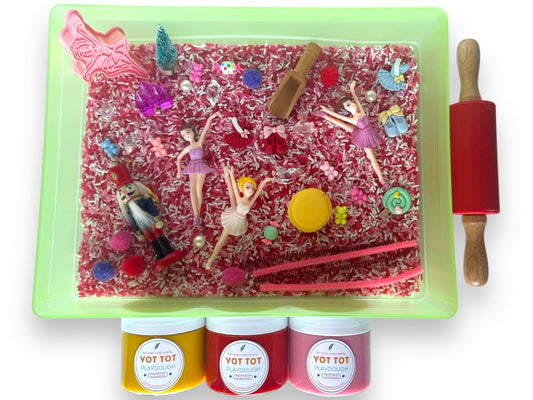 Nutcracker Ballet Sensory Play kit 2 in 1 image 0