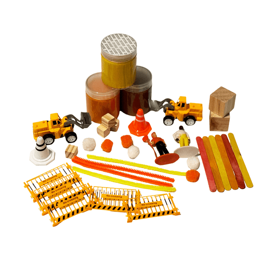 Construction Playdough Sensory Kit image 0